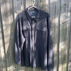 Mens fleece shirt jacket royal robbins xxl grey